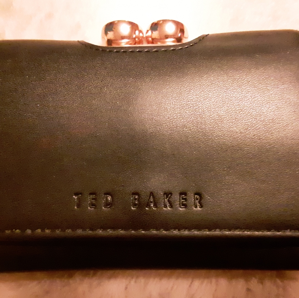 Ted Baker Faux Diamond Clasp Wallet